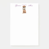 Redbone Heart Mama Postit Notes Post-it Klebezettel (Vorderseite)