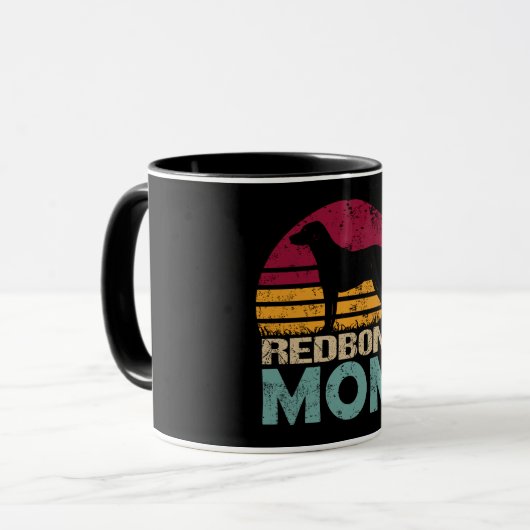 Redbone-Mama Vintag Tasse (Vorderseite Links)