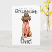 Redbone-Vater Karte (Gelbe Blume)