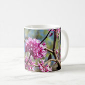 Redbud Baum blüht Kaffeetasse (VorderseiteRechts)