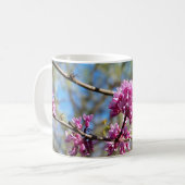 Redbud Baum blüht Kaffeetasse (Vorderseite Links)