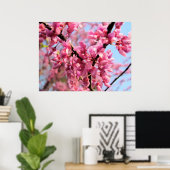 Redbud Blossoms Print Poster (Heimbüro)