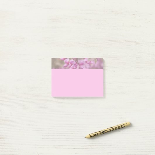 Redbud-Blüten Post-it Klebezettel (Auf Schreibtisch)