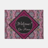 Redbud Branches Blooms Willkommen Fußmatte (Vorderseite)