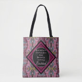 Redbud Branches Budda Blume Zitat Tasche (Vorderseite)