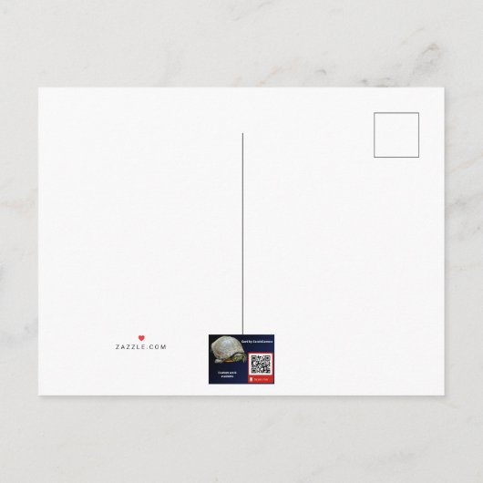 Redbud & Honeybee in Springtime Einladungspostkarte (Rückseite)