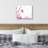 Redbud & Honeybee in Springtime Leinwanddruck (Insitu (Schlafzimmer))