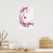 Redbud & Honeybee in Springtime Poster (Küche)