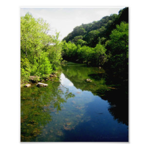 Redbud Isle on Ladybird Lake in Austin Texas Fotodruck