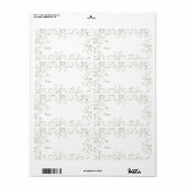 Redbud Swirl Weihnachtsgeschenke Tags (Vorne)