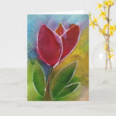 RedBuddy Notecard Karte (Gelbe Blume)