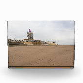 Redcar Beach and Beacon Fotoblock (Vorderseite)