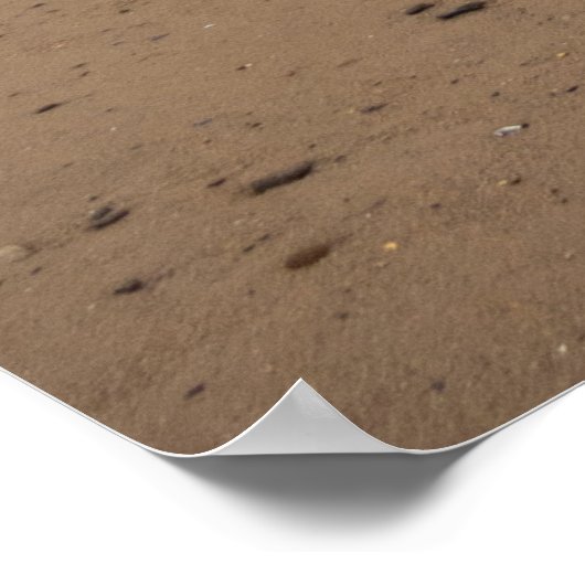 Redcar Beach and Beacon Poster (Ecke)