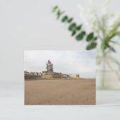 Redcar Beach and Beacon Postkarte (Stehend Vorderseite)