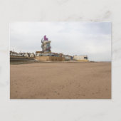 Redcar Beach and Beacon Postkarte (Vorderseite)