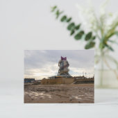 Redcar Beach and Beacon Postkarte (Stehend Vorderseite)