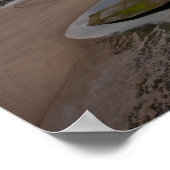 Redcar Beach from the Beacon Poster (Ecke)