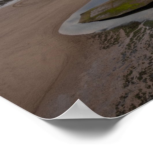 Redcar Beach from the Beacon Poster (Ecke)