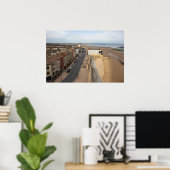 Redcar Beach from the Beacon Poster (Heimbüro)