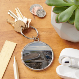 Redcar Beach from the Beacon Schlüsselanhänger