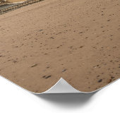 Redcar Beach und Beacon Poster (Ecke)