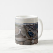 Redcar Beach vom Beacon aus Kaffeetasse (VorderseiteRechts)