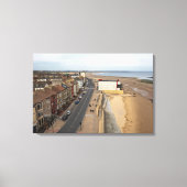 Redcar Beach vom Beacon aus Leinwanddruck (Vorderseite)