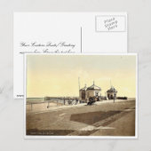 Redcar, der Pier, Yorkshire, England, seltene Foto Postkarte (Vorne/Hinten)