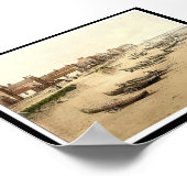 Redcar, die Esplanade, Yorkshire, England Poster (Ecke)