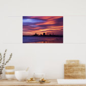 Redcar Steel Works bei Sunrise Poster (Küche)