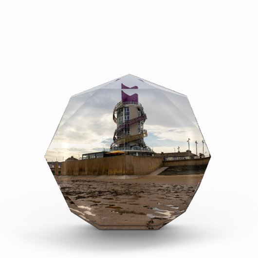 Redcar Strand und Beacon Fotoblock (Vorderseite)