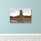 Redcar Strand und Beacon Leinwanddruck (Insitu (Holzboden))
