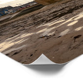 Redcar Strand und Beacon Poster (Ecke)