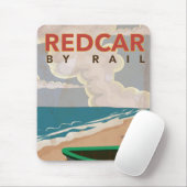 Redcar Vintage Reiseplakat Mousepad (Mit Mouse)