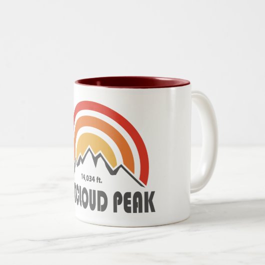 RedCloud Peak Zweifarbige Tasse (VorderseiteRechts)