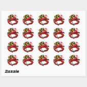 RedCrab_MD_banner.ai Runder Aufkleber (Blatt)