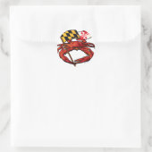 RedCrab_MD_banner.ai Runder Aufkleber (Tasche)