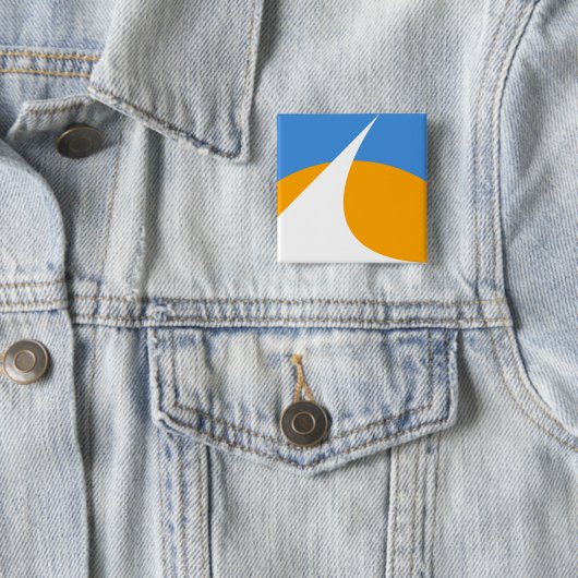 Redding-Flagge, Kalifornien Button (Beispiel)