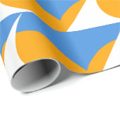 Redding-Flagge, Kalifornien Geschenkpapier (Rolleneckpunkt)