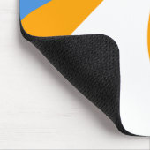 Redding-Flagge, Kalifornien Mousepad (Ecke)