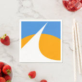 Redding-Flagge, Kalifornien Serviette (Beispiel)