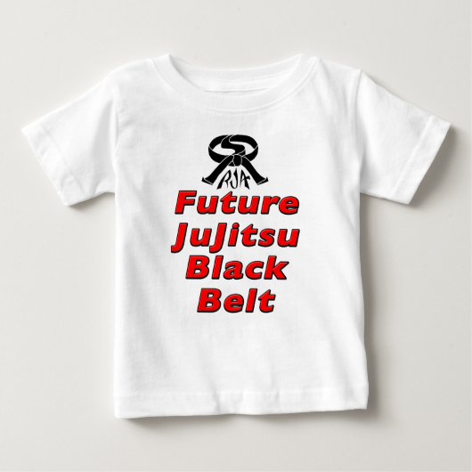 Redding JuJitsu-Hochschulzukunft-schwarzer Gürtel Baby T-shirt (Vorderseite)