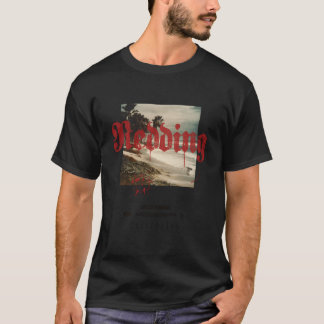 Redding Kalifornien Ca Tattoo Strand Surfen T-Shirt