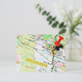 Redding, Kalifornien Postkarte (Stehend Vorderseite)