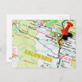 Redding, Kalifornien Postkarte (Vorne/Hinten)
