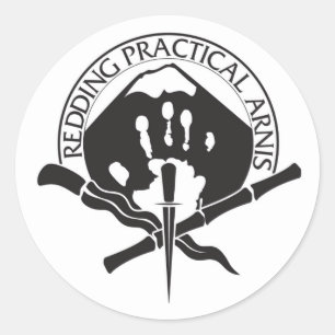 Redding praktisches Arnis LOGO Runder Aufkleber