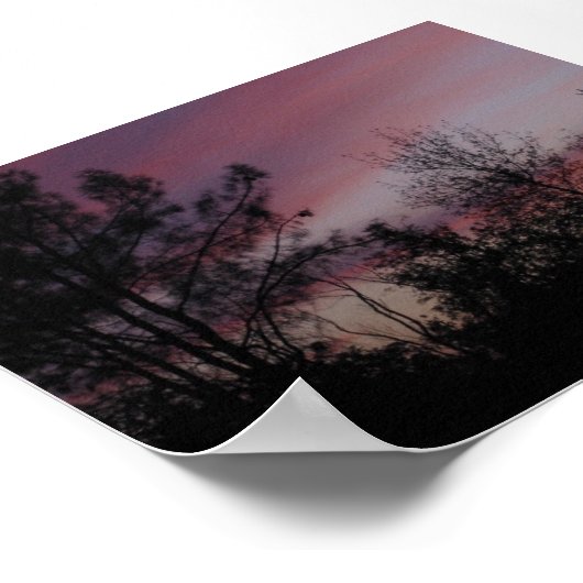 ReddingSunset Poster (Ecke)