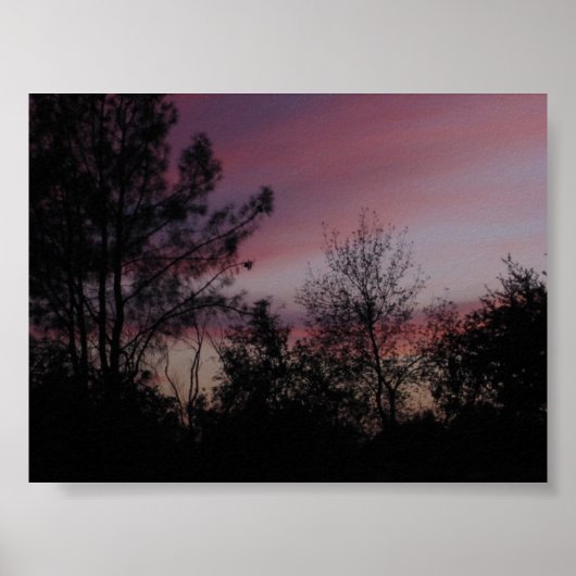 ReddingSunset Poster (Vorne)