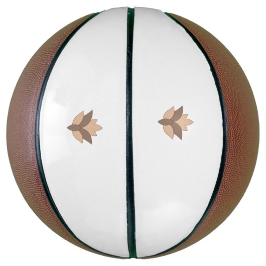 Reddisch Orange, orange Sprache Basketball (Vertikal)