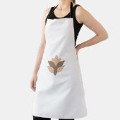 Reddisch Orange, orange Sprache Schürze (InSitu)